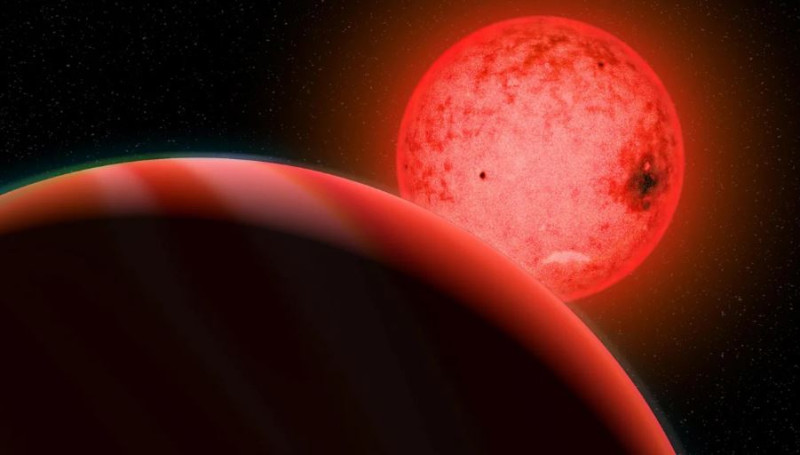 εξωπλανήτης-αστέρι κόκκινος νάνος