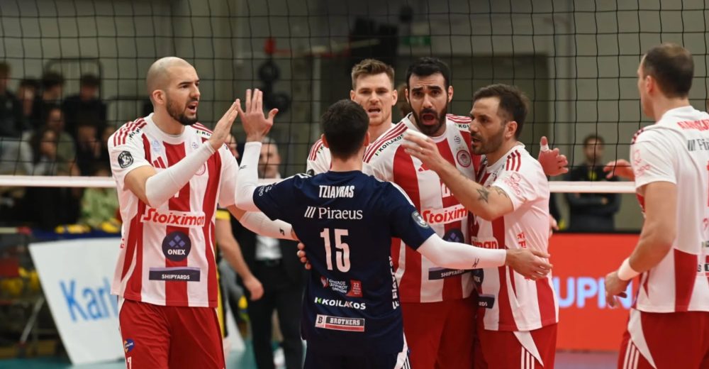 Κύπελλο CEV ανδρών: Άγγιξε την ανατροπή ο Ολυμπιακός