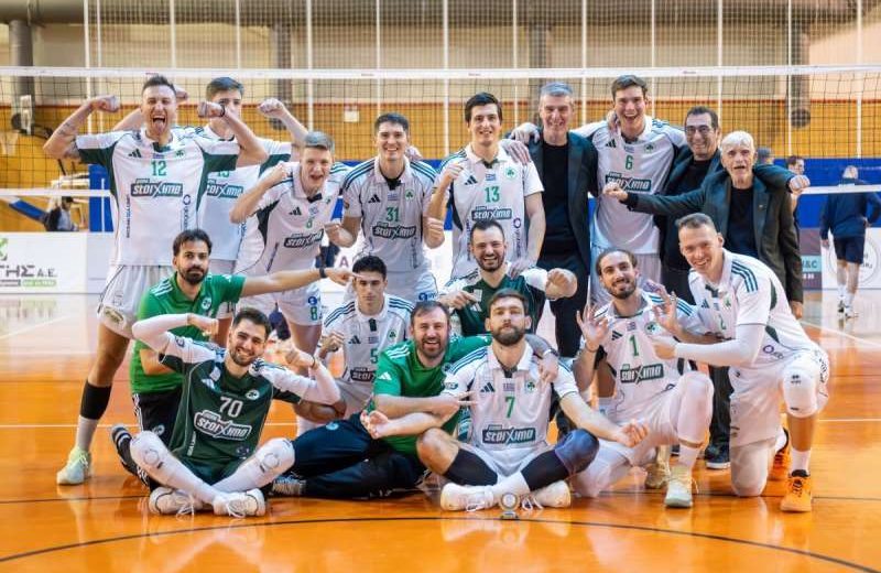 Βόλεϊ λιγκ ανδρών: Μόνο 67 λεπτά χρειάστηκε ο Παναθηναϊκός