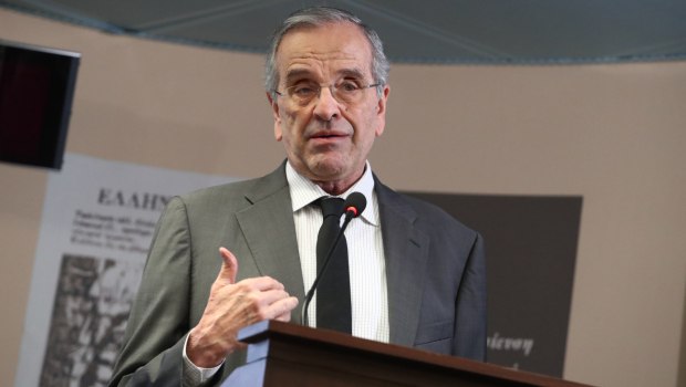 Με αιχμές για το «επιτελικό κράτος» Μητσοτάκη η ομιλία Σαμαρά για τον Σήφη Βαλυνάκη