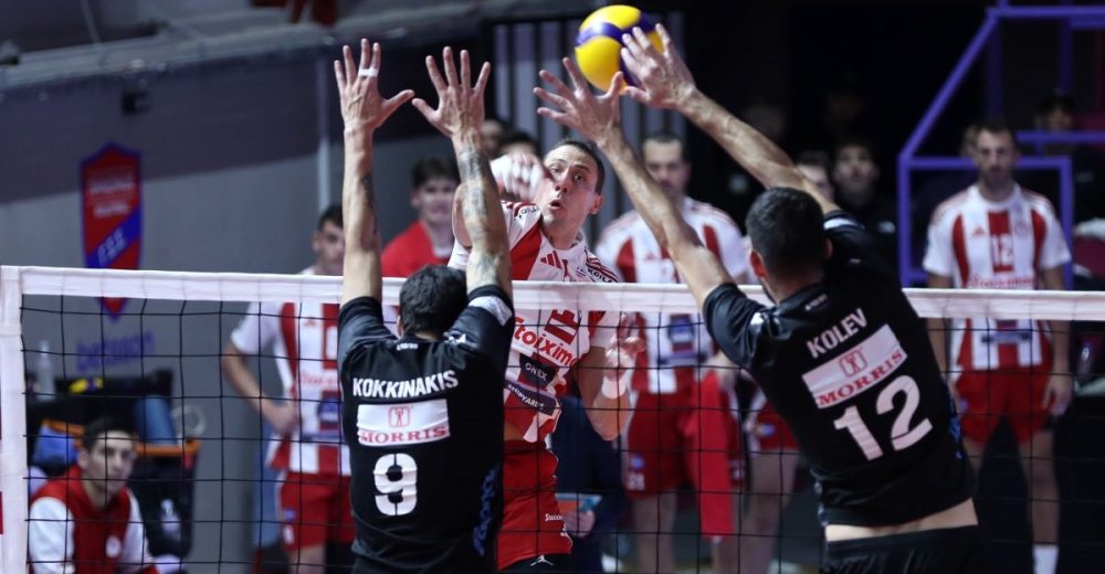 Βόλεϊ λιγκ ανδρών: Μεγάλο διπλό του ΠΑΟΚ κόντρα στον Ολυμπιακό