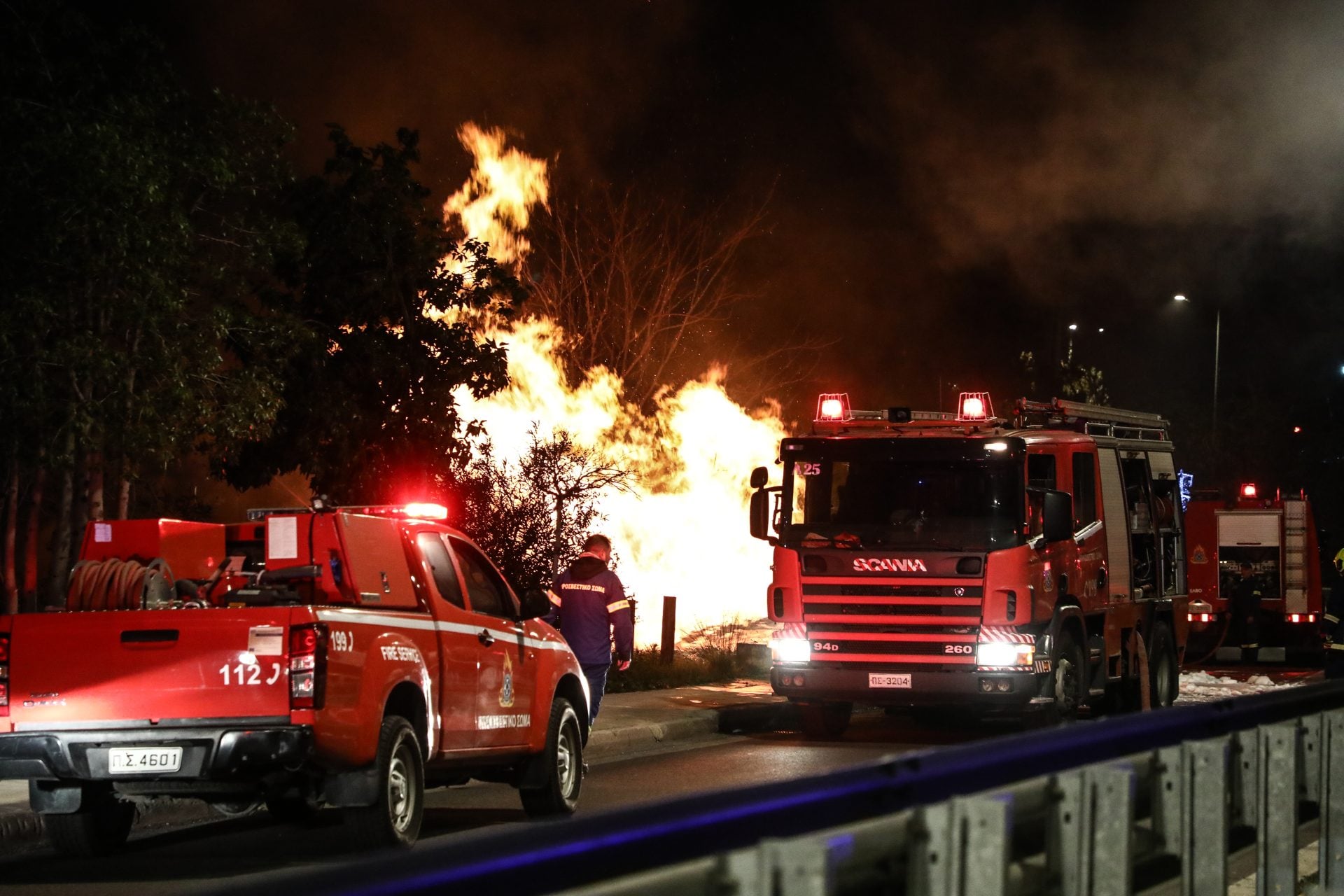 Υπό πλήρη έλεγχο η φωτιά στην περιοχή Καζάνια