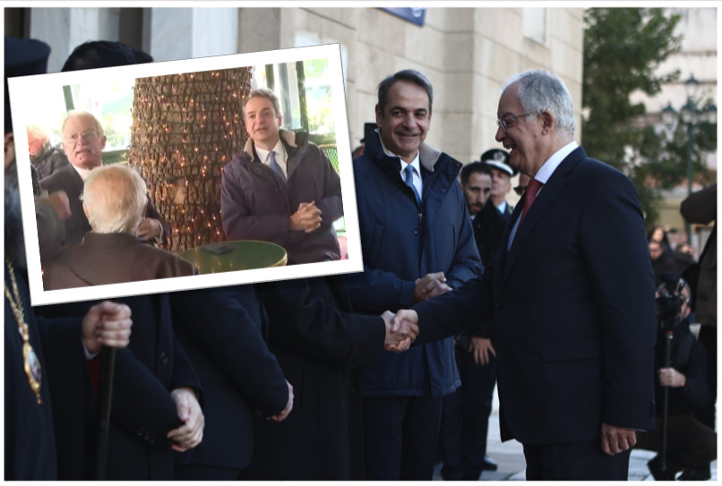 Κυριάκος Μητσοτάκης - Κωνσταντίνος Τασούλας: Στον πρώτο πολιτικό καφέ της χρονιάς στο Κολωνάκι