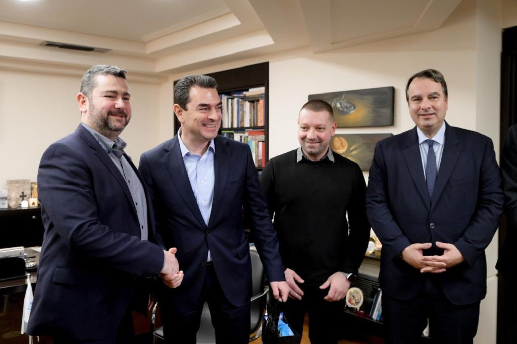Κ. Σκρέκας, Στ. Κονταδάκης και Θ. Παπαθανάσης στο Αγρίνιο: Επαφές με αυτοδιοίκηση, φορείς και επιχειρήσεις