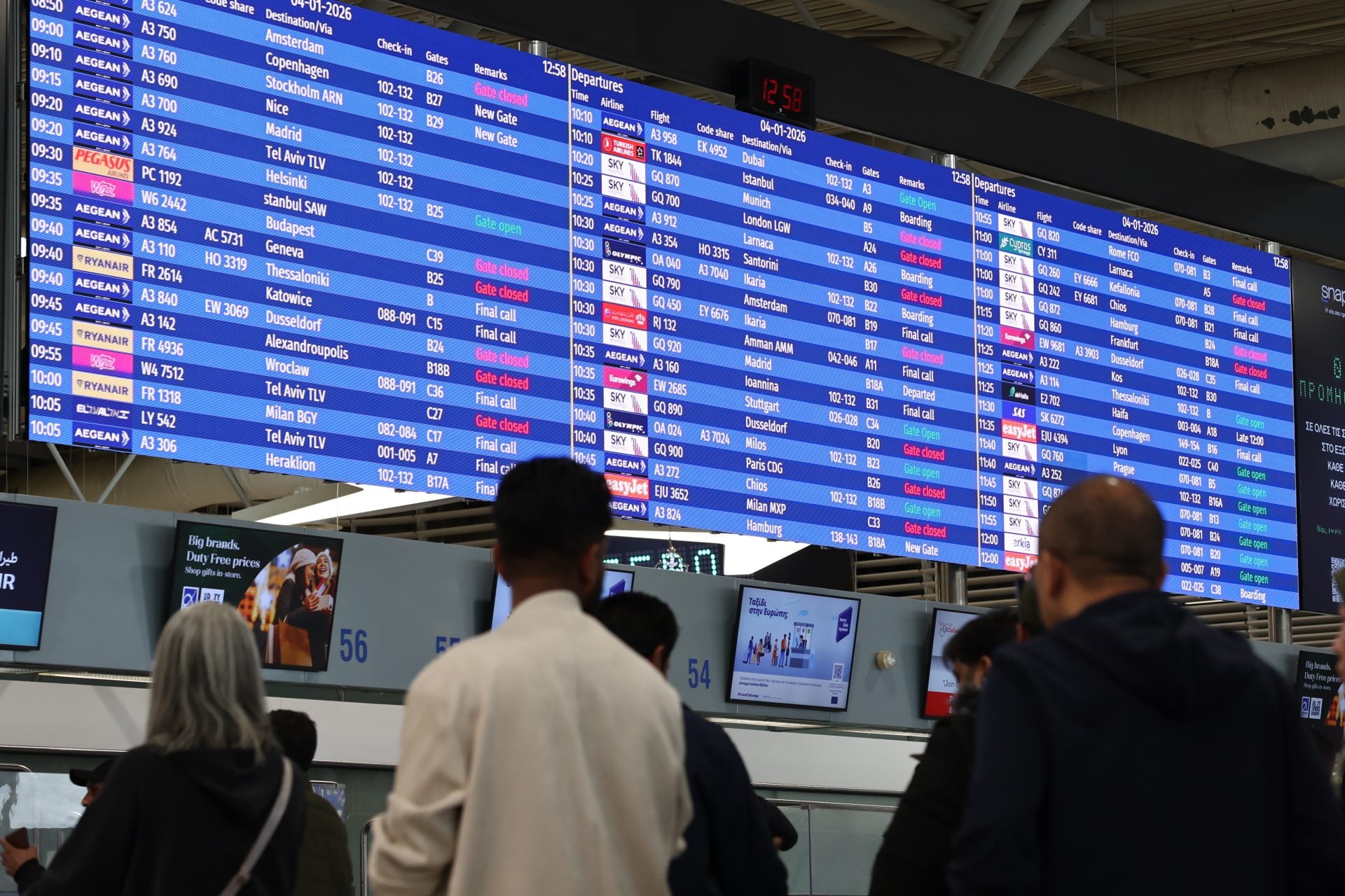 Αποκαταστάθηκε το πρόβλημα, άγνωστες οι αιτίες, χάος και ταλαιπωρία στα αεροδρόμια