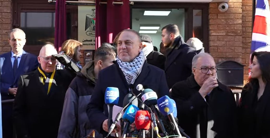 Η πρεσβεία της Παλαιστίνης εγκαινιάστηκε επίσημα στο Λονδίνο