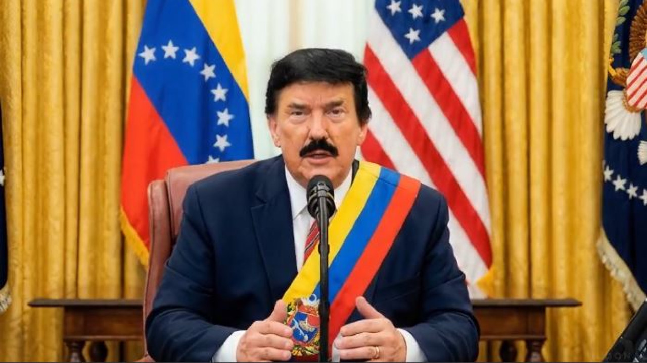 «Ας κάνουμε τη Βενεζουέλα mucho grande again» - Διάγγελμα ΑΙ Τραμπ, ντυμένος Μαδούρο