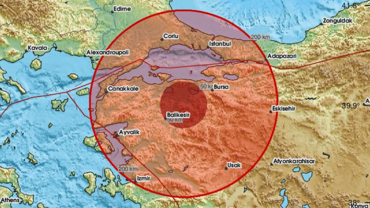 Σεισμική δόνηση μεγέθους 5,2 Ρίχτερ στην Τουρκία