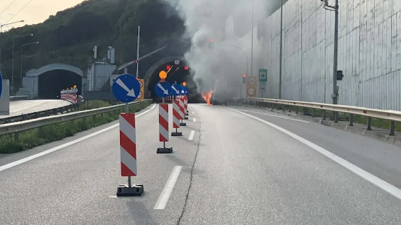 Ηγουμενίτσα: Φωτιά σε βανάκι στην Εγνατία Οδό