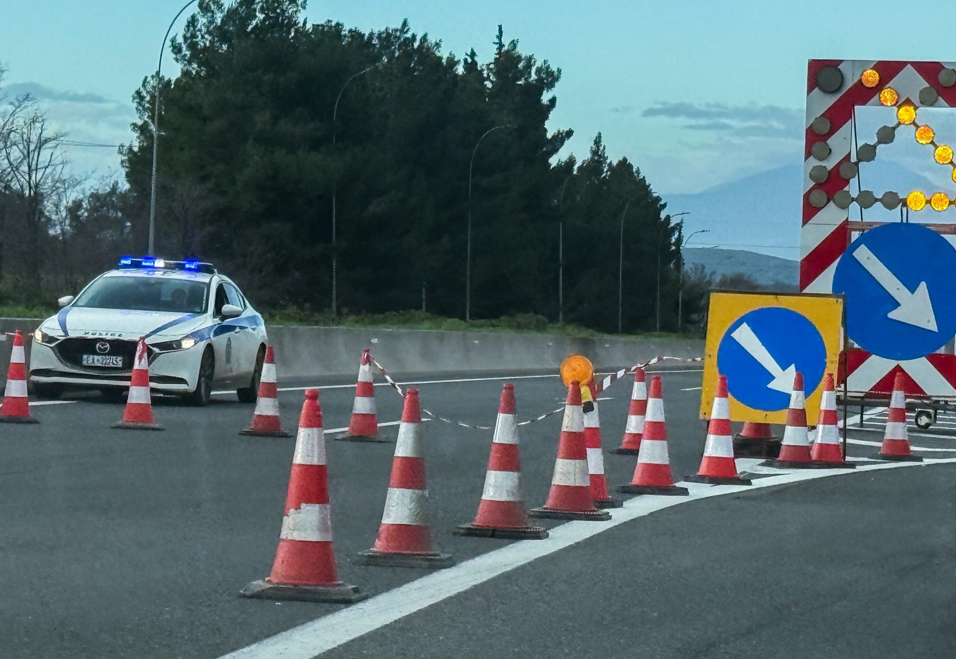 Πού εκτρέπεται η κυκλοφορία σε ΑΘΕ, Ε65, Ιόνια Οδό