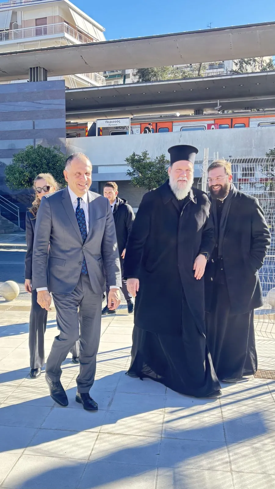 Επίσκεψη του Υπουργού Εξωτερικών κ. Γεραπετρίτη στο «Ιωνικό Κέντρο» της Ι.Μ. Νέας Ιωνίας