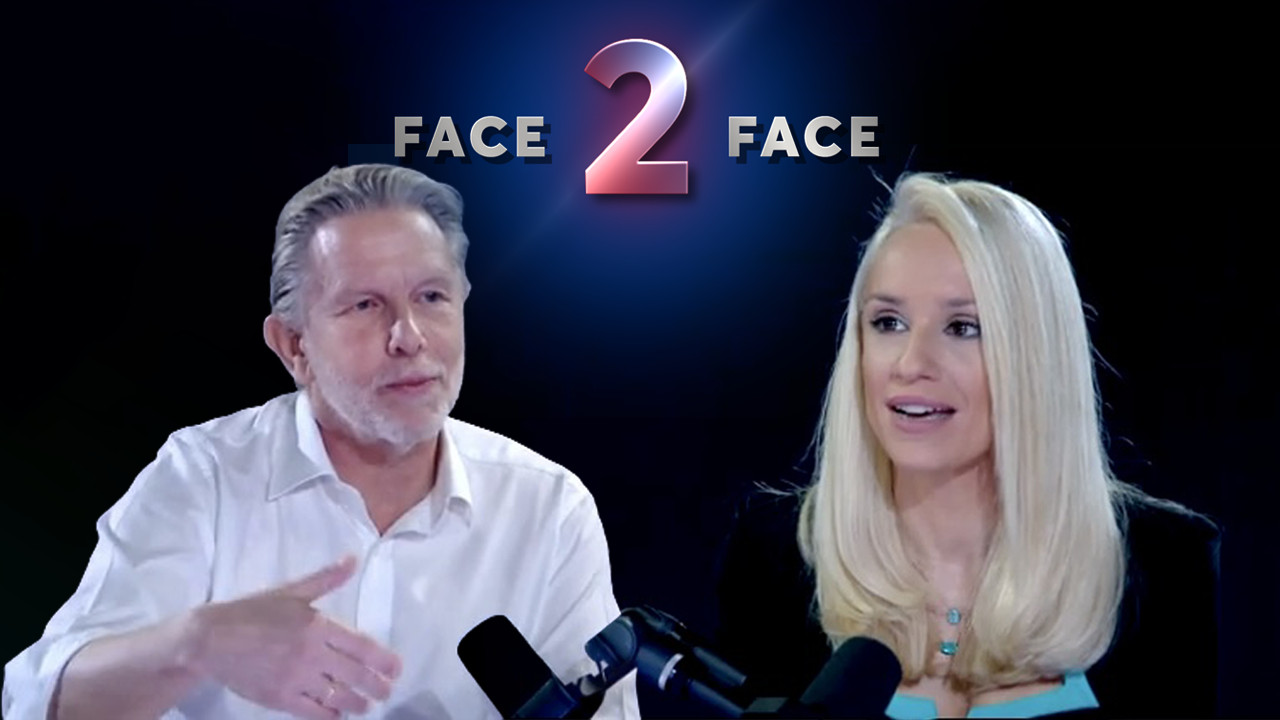 Ο Παύλος Γερουλάνος την Κυριακή στο "Face 2 Face" με την Κατερίνα Παναγοπούλου