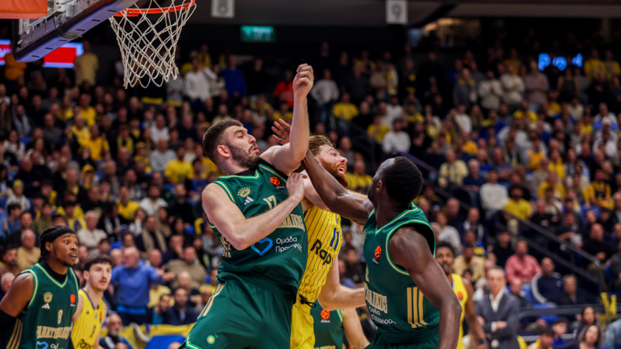 Euroleague: Έχασε από τη Μακάμπι στο Τελ Αβίβ ο Παναθηναϊκός με 75-71