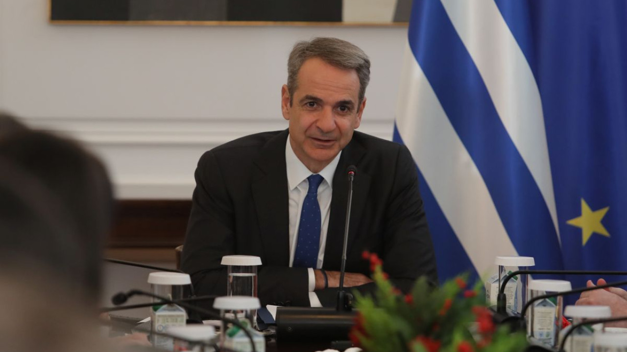 Ο Κυριάκος Μητσοτάκης στη συνάντηση ηγετών στο Παρίσι για την Ουκρανία