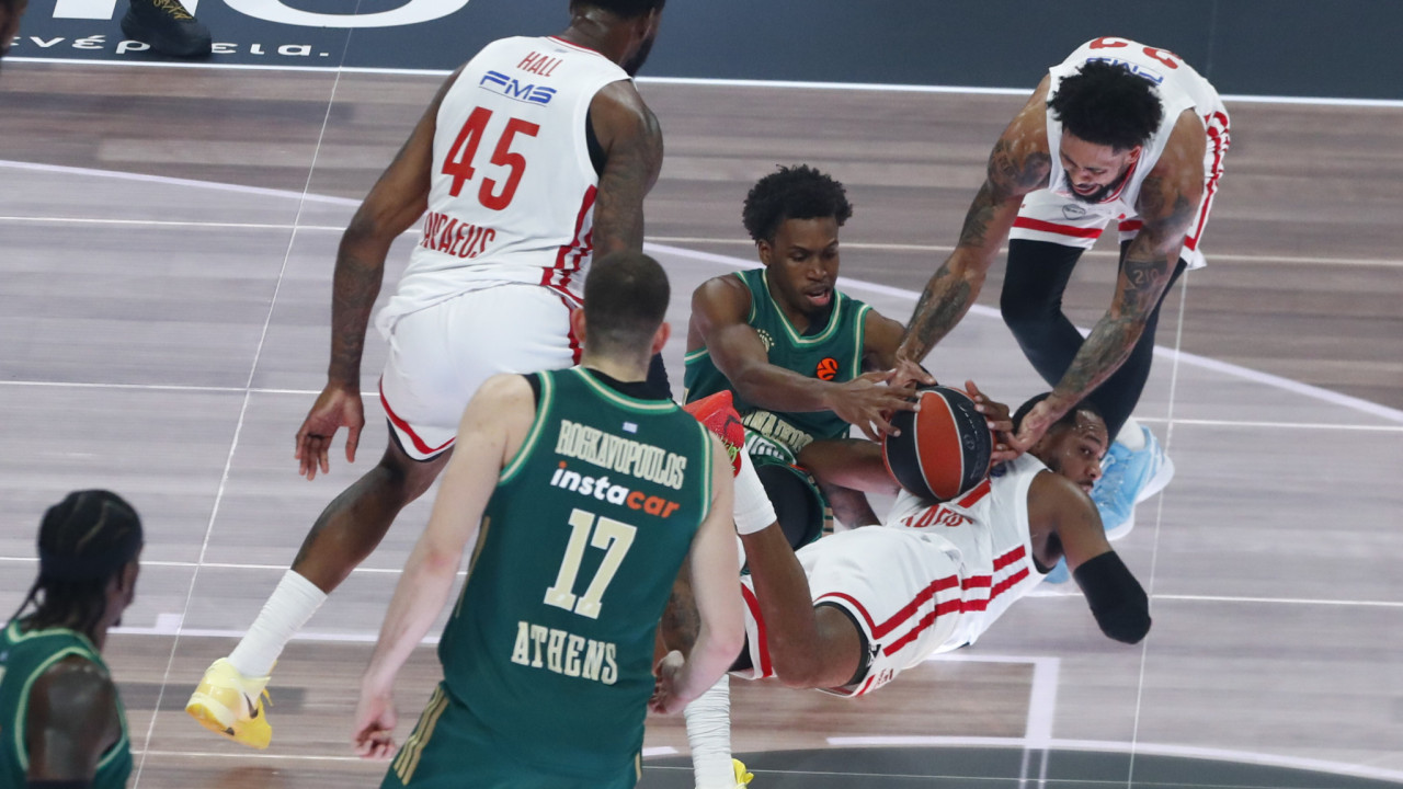 Euroleague: Πήρε τη νίκη στο ΟΑΚΑ ο Ολυμπιακός 82-87 τον Παναθηναϊκό