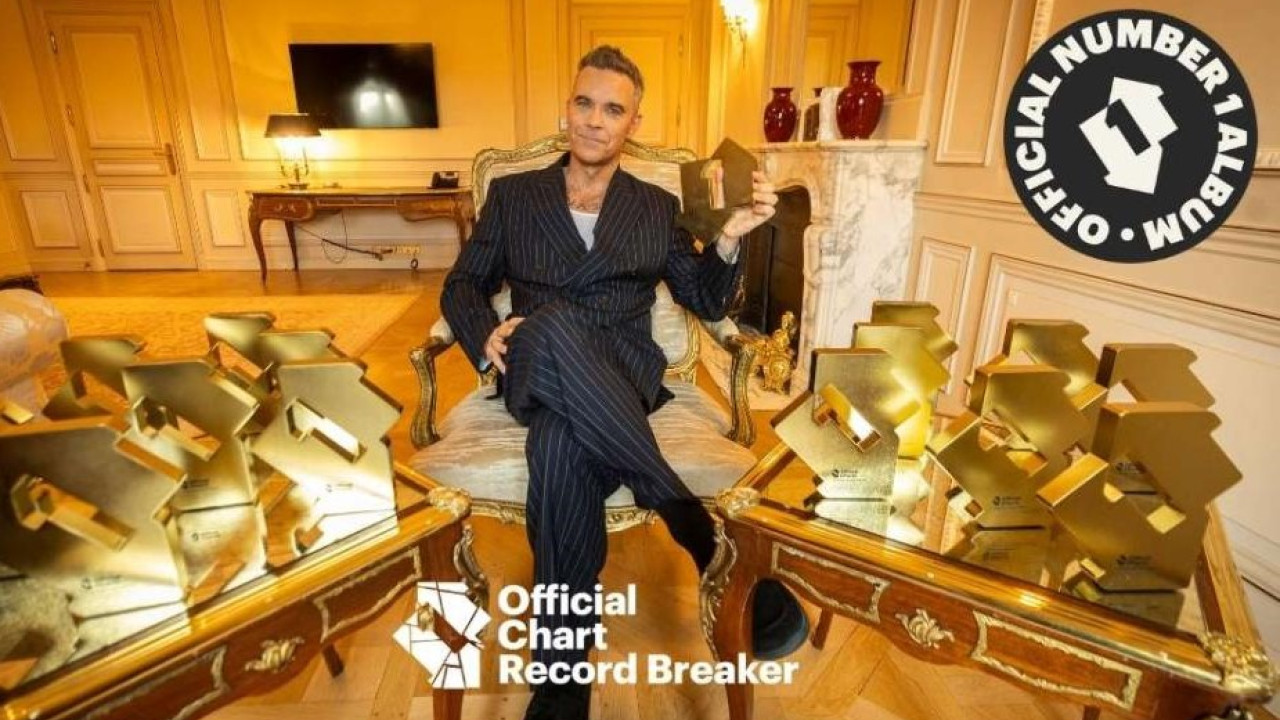 Ρόμπι Γουίλιαμς: «Έριξε» τους Beatles από την κορυφή των βρετανικών charts