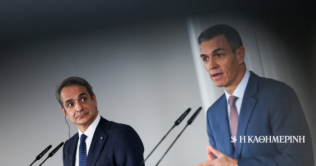 Συνάντηση Μητσοτάκη – Σάντσεθ: Ελλάδα και Ισπανία είναι παραδείγματα καλής αντιμετώπισης προβλημάτων