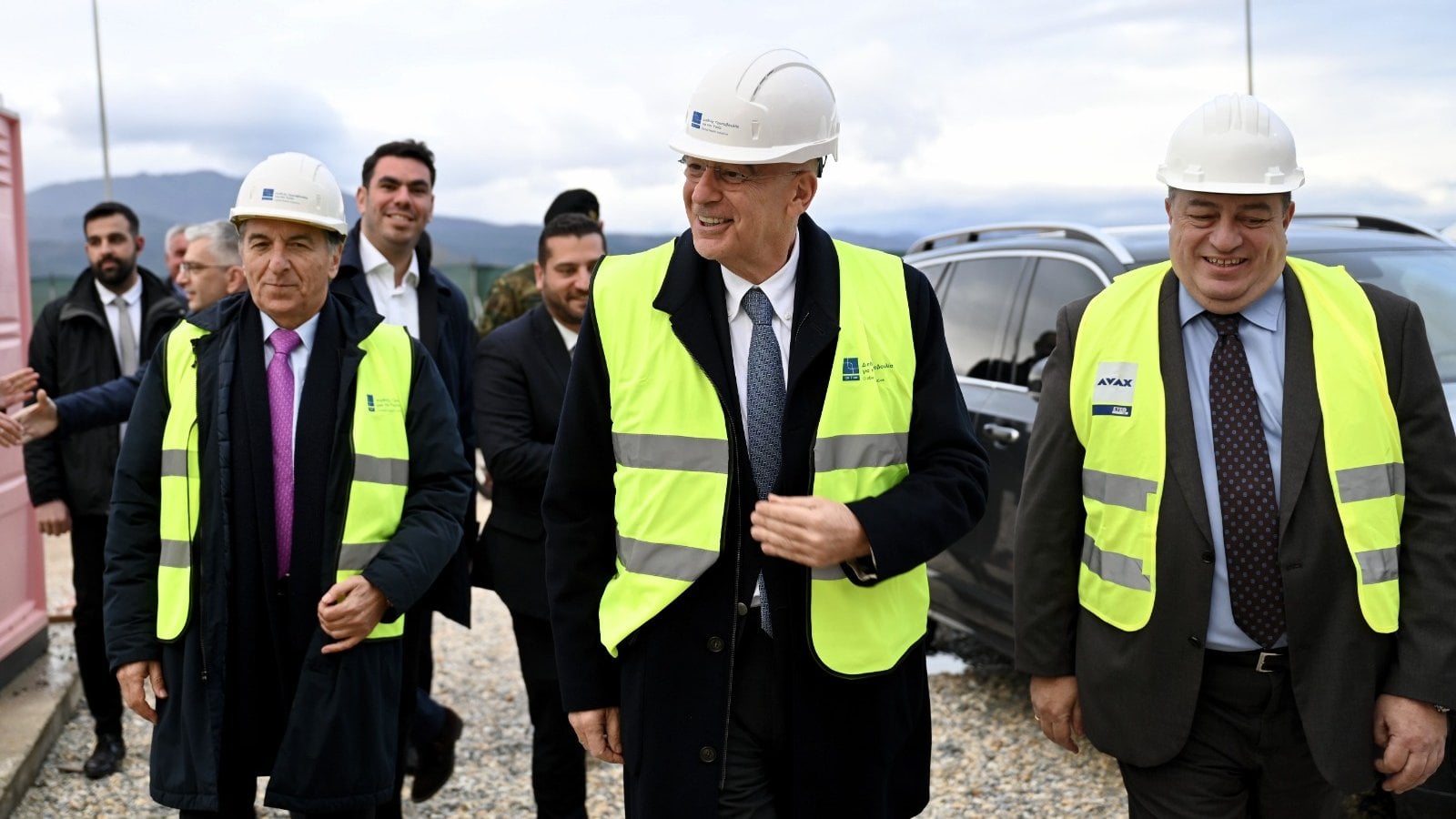 Επίσκεψη Ν. Δένδια στο εργοτάξιο του υπό ανέγερση Γενικού Νοσοκομείου Κομοτηνής
