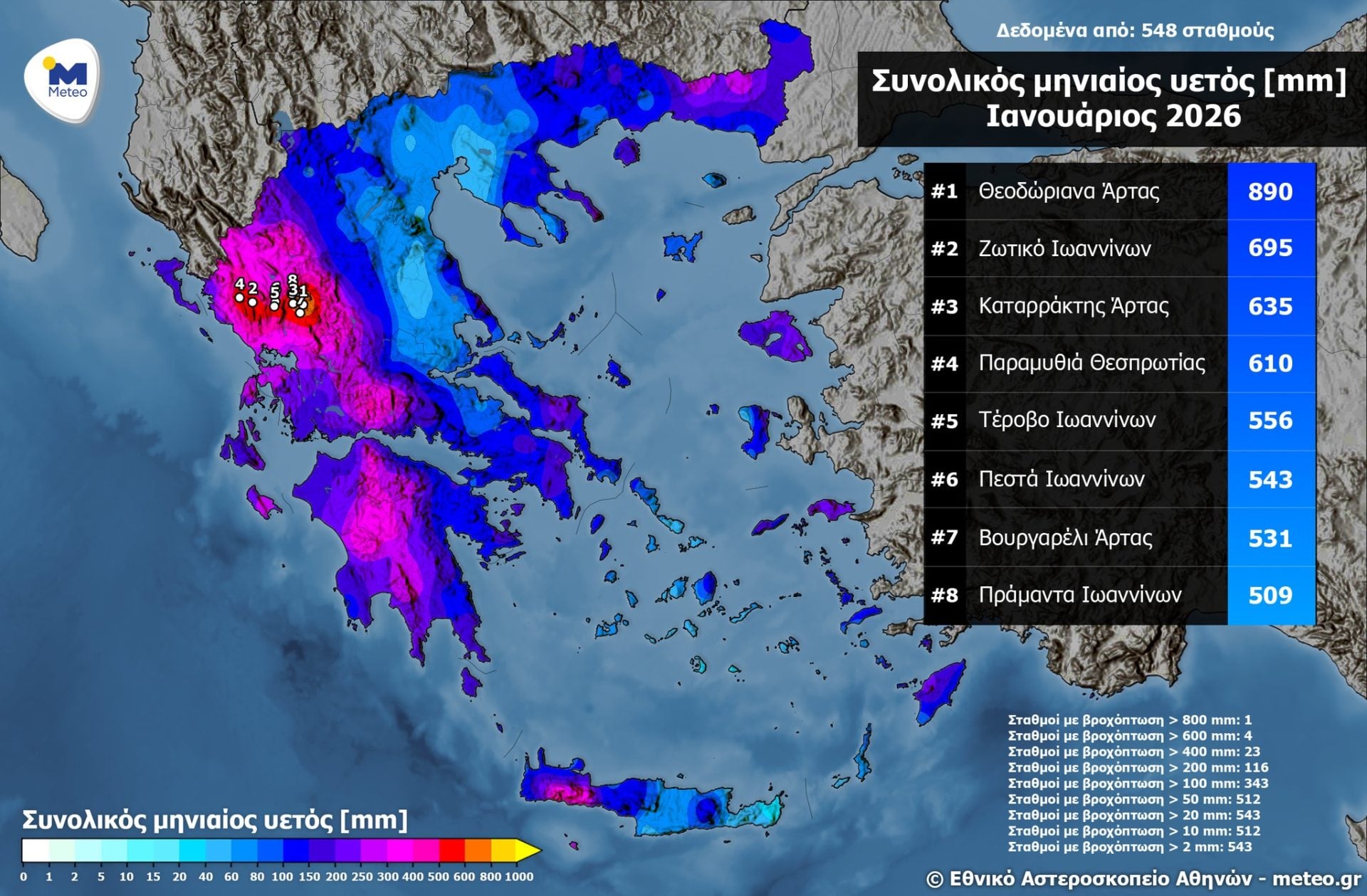 Καιρός: Σε 4 μήνες έπεσε το νερό ενός έτους στην Αττική