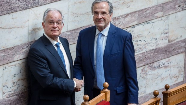 Σαμαράς σε Τασούλα: Ο Μητσοτάκης στην Άγκυρα «επέτεινε την αίσθηση του κινδύνου της παγιοποίησης τετελεσμένων σε βάρος της Ελλάδας»