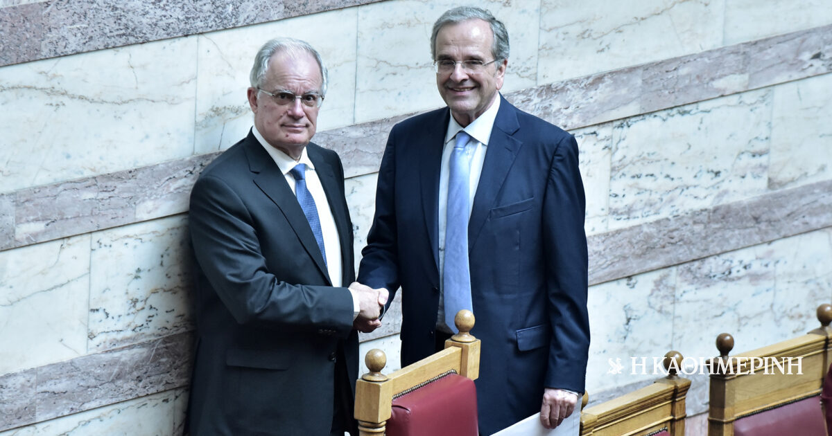 Συνάντηση Σαμαρά – Τασούλα: Πυρά του πρώην πρωθυπουργού για ελληνοτουρκικά και συνταγματική αναθεώρηση