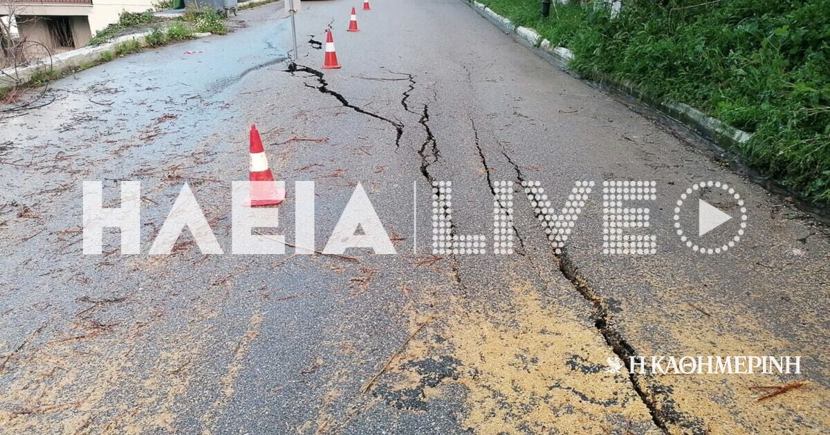 Ηλεία: Κατολισθήσεις και αποκλεισμένοι δρόμοι μετά το κύμα κακοκαιρίας [εικόνες]