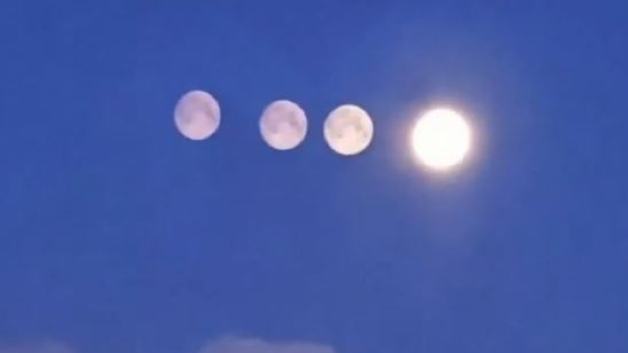 Εμφάνιση... 4 φεγγαριών στην Αγ. Πετρούπολη: Το σπάνιο φαινόμενο της «Παρασελήνης»