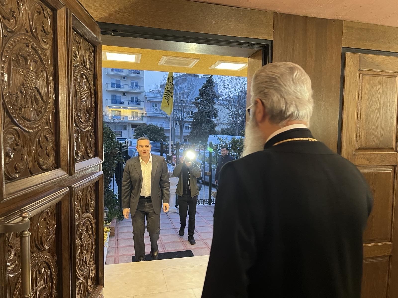 Συνάντηση Τσίπρα με τον Μητροπολίτη Αλεξανδρούπολης, Άνθιμο