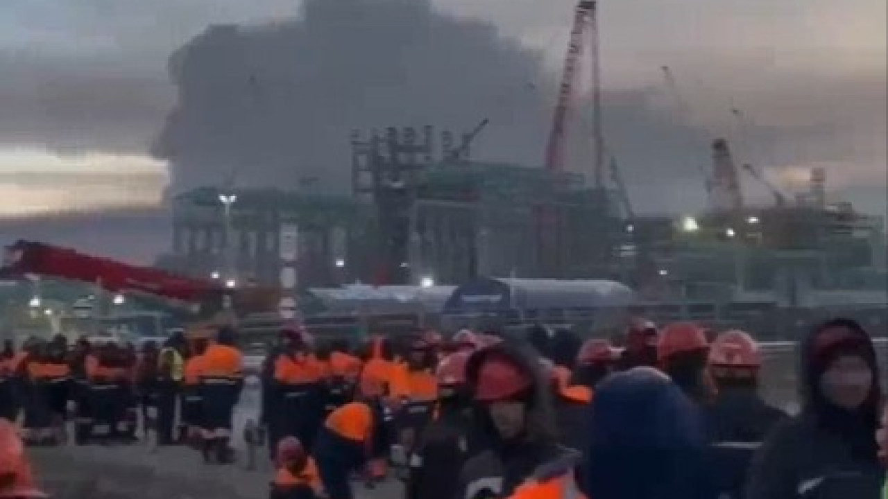 Ουκρανική επίθεση στο ρωσικό λιμάνι Ουστ-Λούγκα