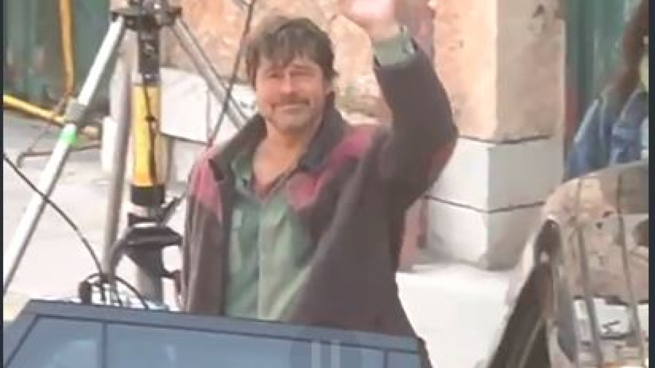 Μπραντ Πιτ: Αποκλειστικά πλάνα από τα γυρίσματα στην Εύβοια