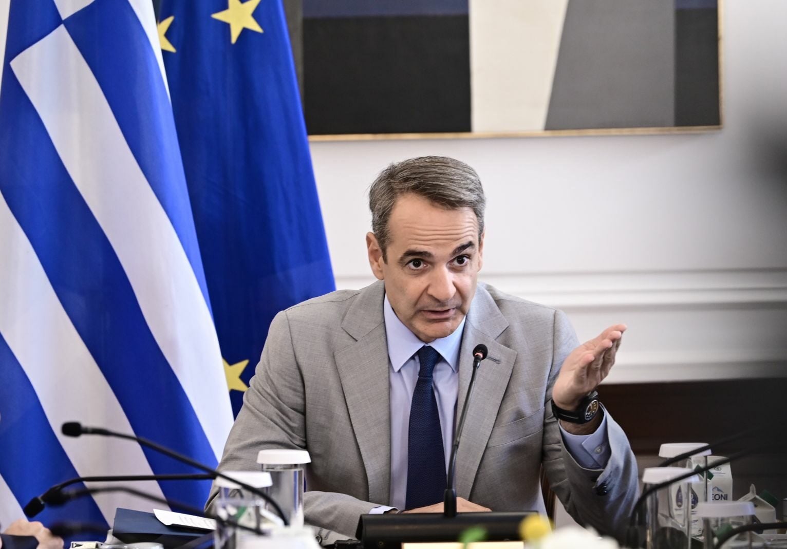 Τηλεφωνική επικοινωνία Κ. Μητσοτάκη με τον βασιλιά της Ιορδανίας