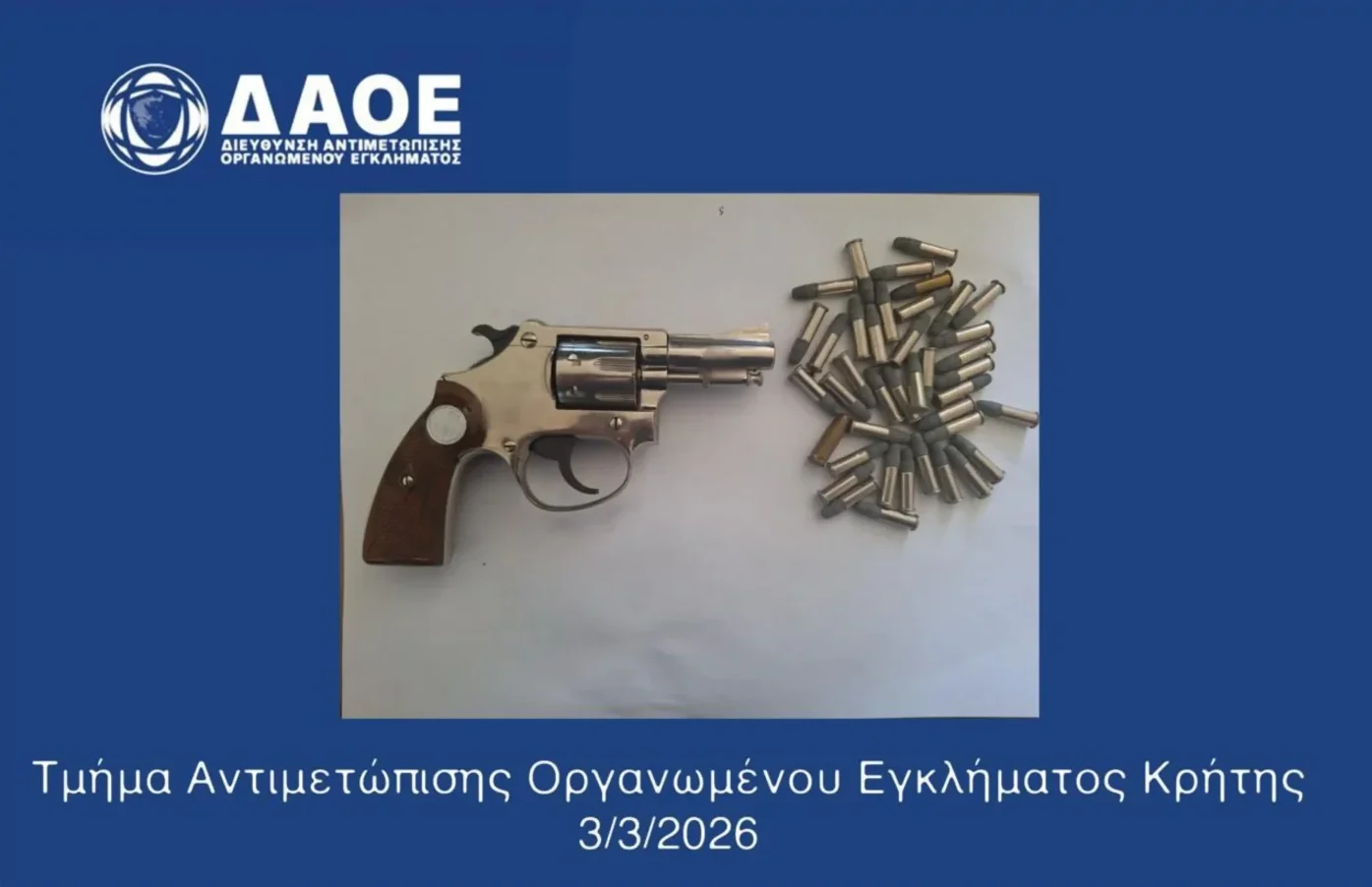 Χειροπέδες σε δύο για κροτίδες και οπλισμό