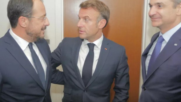 Στην Κύπρο ο Μητσοτάκης - Θα συναντηθεί με Μακρόν και Χριστοδουλίδη