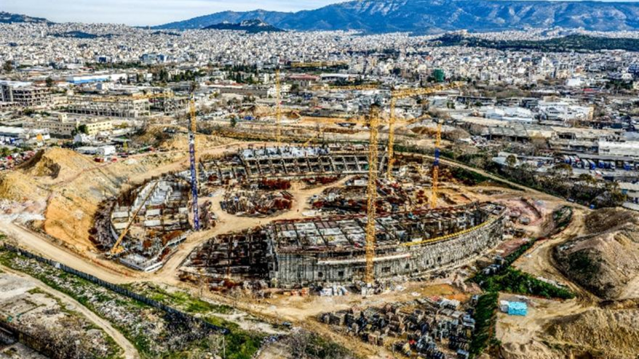 Εντυπωσιακό βίντεο από τον Βοτανικό - Παίρνει μορφή το νέο γήπεδο