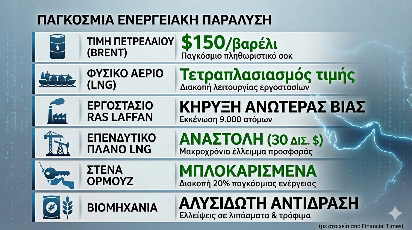 Το Κατάρ προειδοποιεί για παγκόσμια κατάρρευση «εντός ημερών» – News.gr