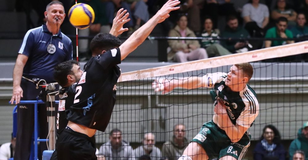 Βόλεϊ λιγκ ανδρών - τελικοί: Ο Παναθηναϊκός έκανε το 1-0