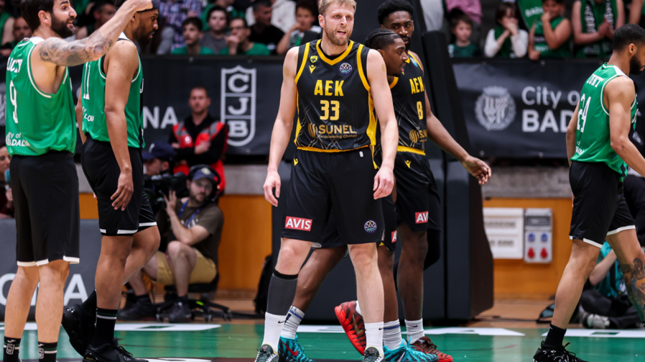 FIBA Champions League: Ήττα με κάτω τα χέρια για την ΑΕΚ από την Μπανταλόνα