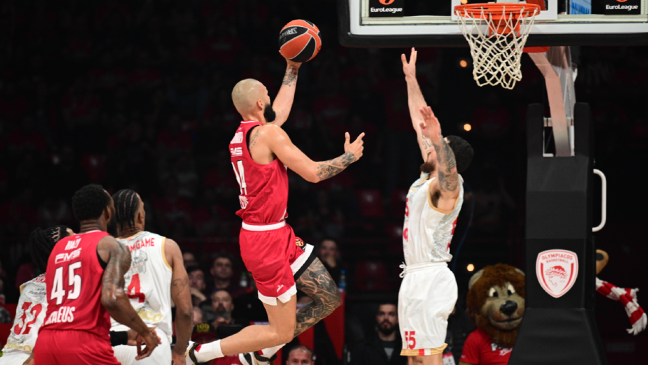 Euroleague: Παιχνιδάκι για τον Ολυμπιακό η Μονακό, νίκησε 91-70