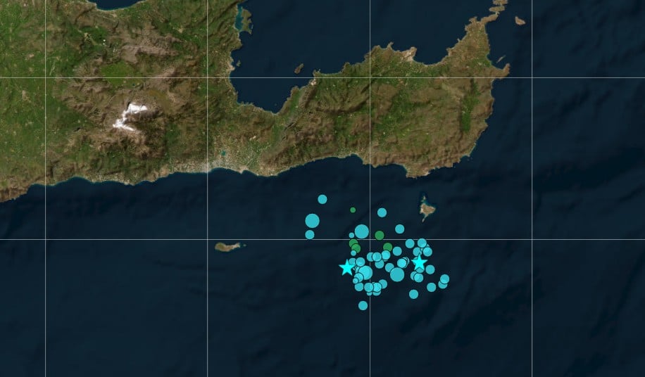 Συνεχίζεται η μετασεισμική ακολουθία στην Κρήτη: Νέα δόνηση 4 Ρίχτερ
