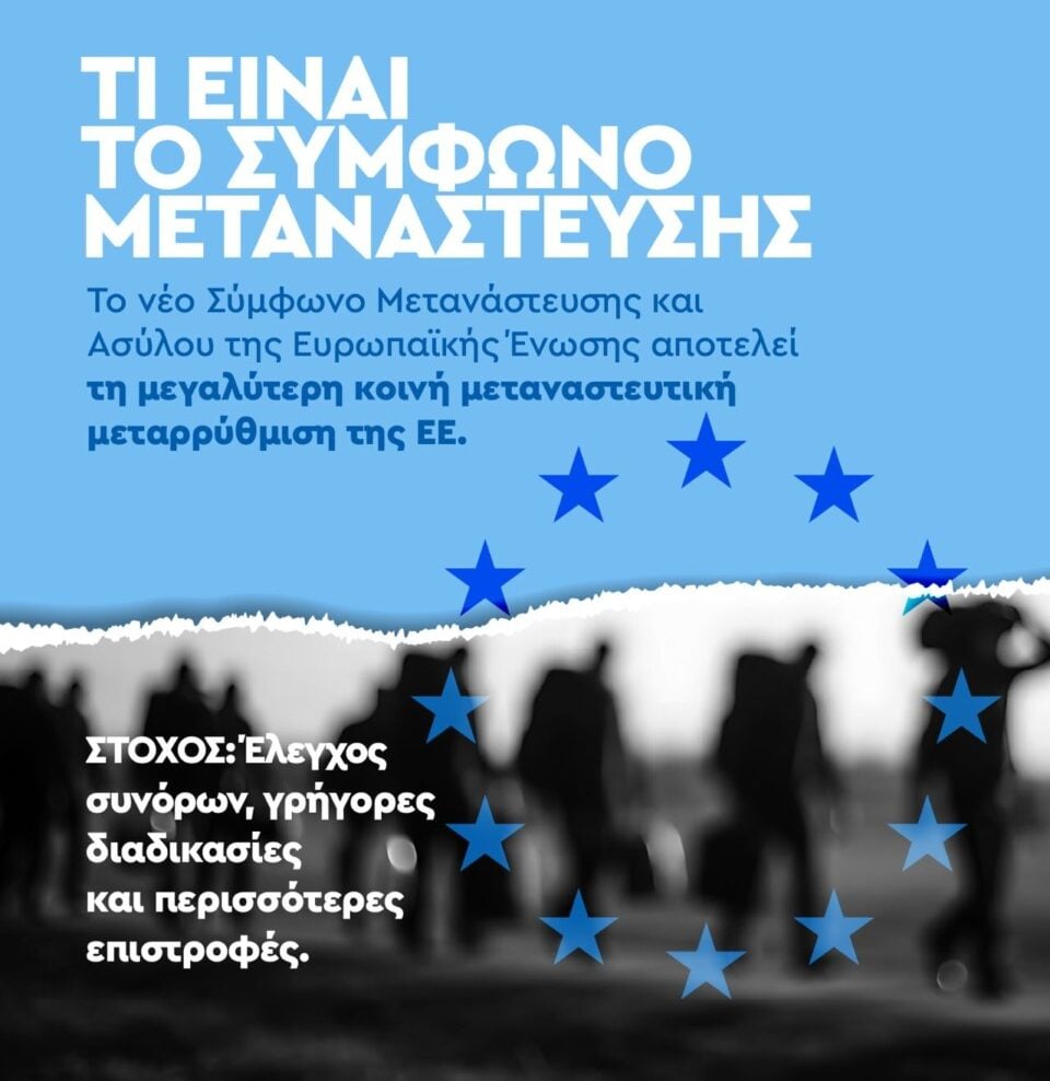 Σύμφωνο Μετανάστευσης: Στη Βουλή το σχέδιο νόμου