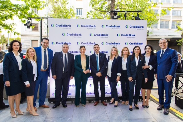 Αναβαθμίζει την εμπειρία εξυπηρέτησης η CrediaBank εγκαινιάζοντας το νέο κατάστημά της