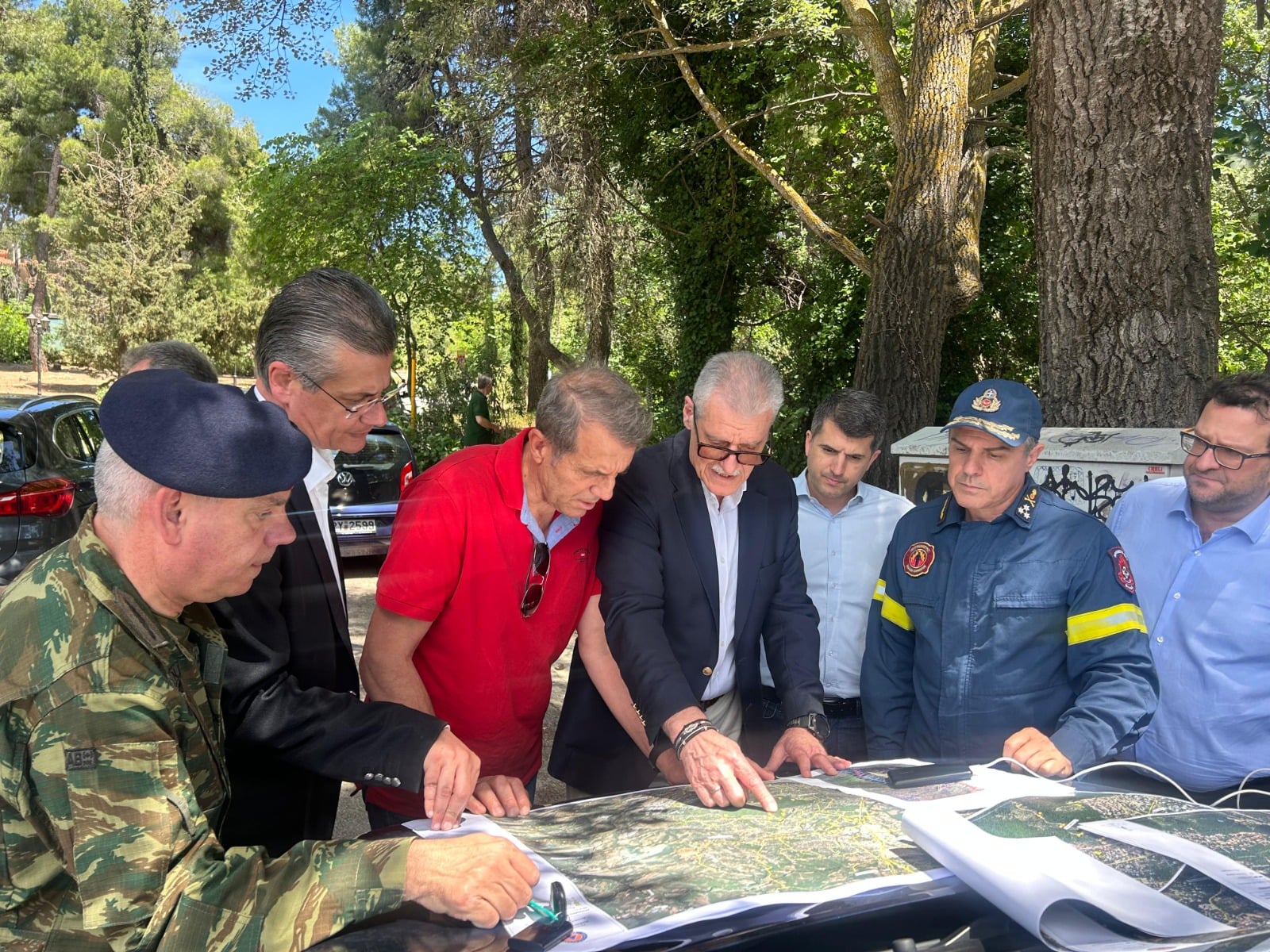 Αυτοψίες Τουρνά σε Κηφισιά ενόψει της αντιπυρικής περιόδου