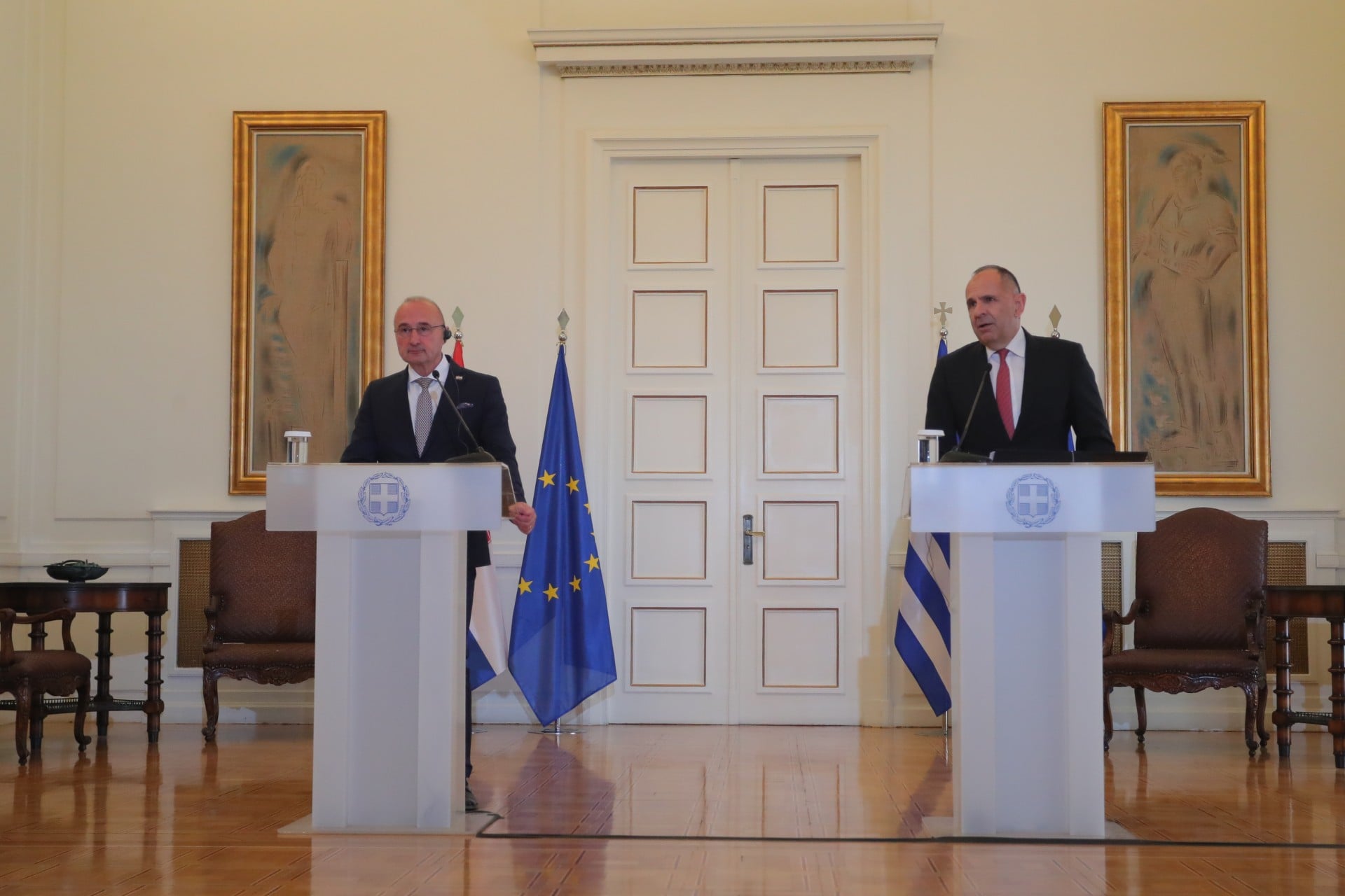 Συνάντηση Γεραπετρίτη με τον Κροάτη ΥΠΕΞ: Η Ελλάδα υπέρ της ένταξης των Δυτ. Βαλκανίων στην ΕΕ
