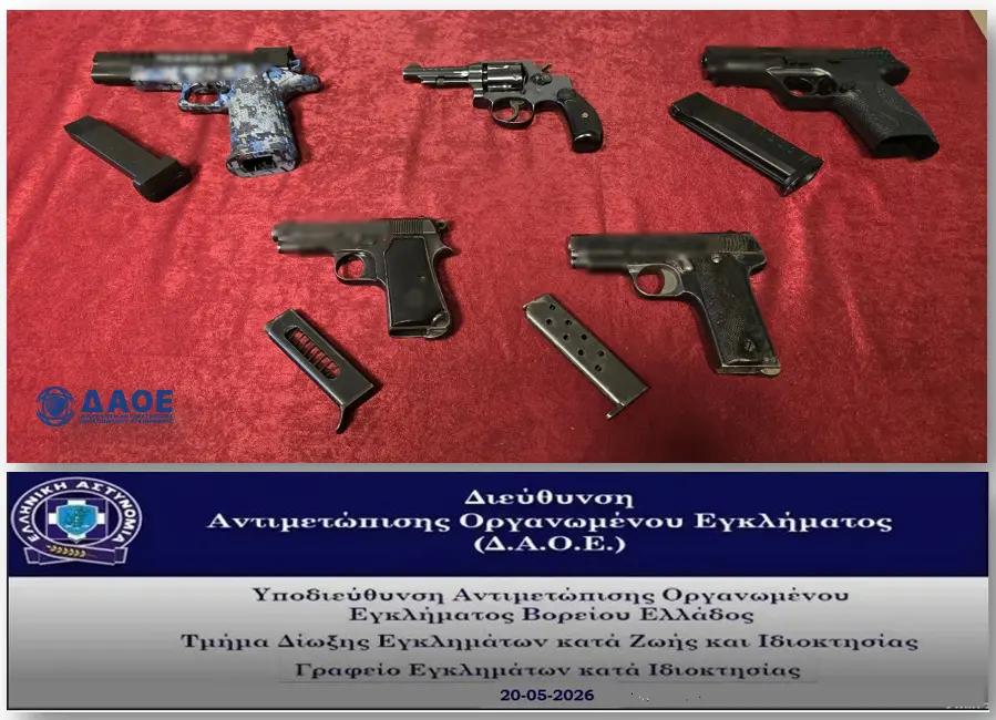 Θεσσαλονίκη: Χειροπέδες σε 5 για ληστεία και διαρρήξεις κατοικιών