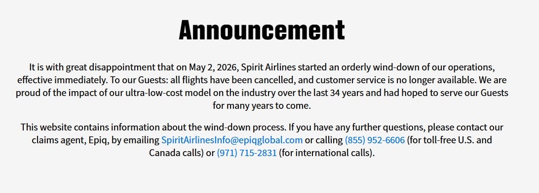 Χρεοκοπεί η low cost αεροπορική Spirit Airlines