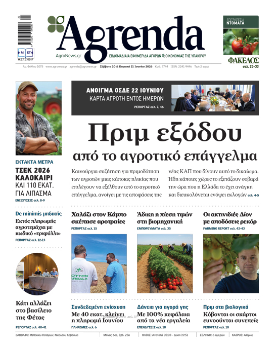 Πριμ εξόδου από το αγροτικό επάγγελμα, κίνητρα μεταβιβάσεων, ρυθμίσεις προστασίας ασθενέστερων αγροτών το σχέδιο για νέα ΚΑΠ