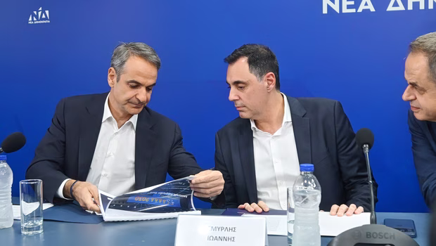 Live η ομιλία Μητσοτάκη στην Πολιτική Επιτροπή της ΝΔ