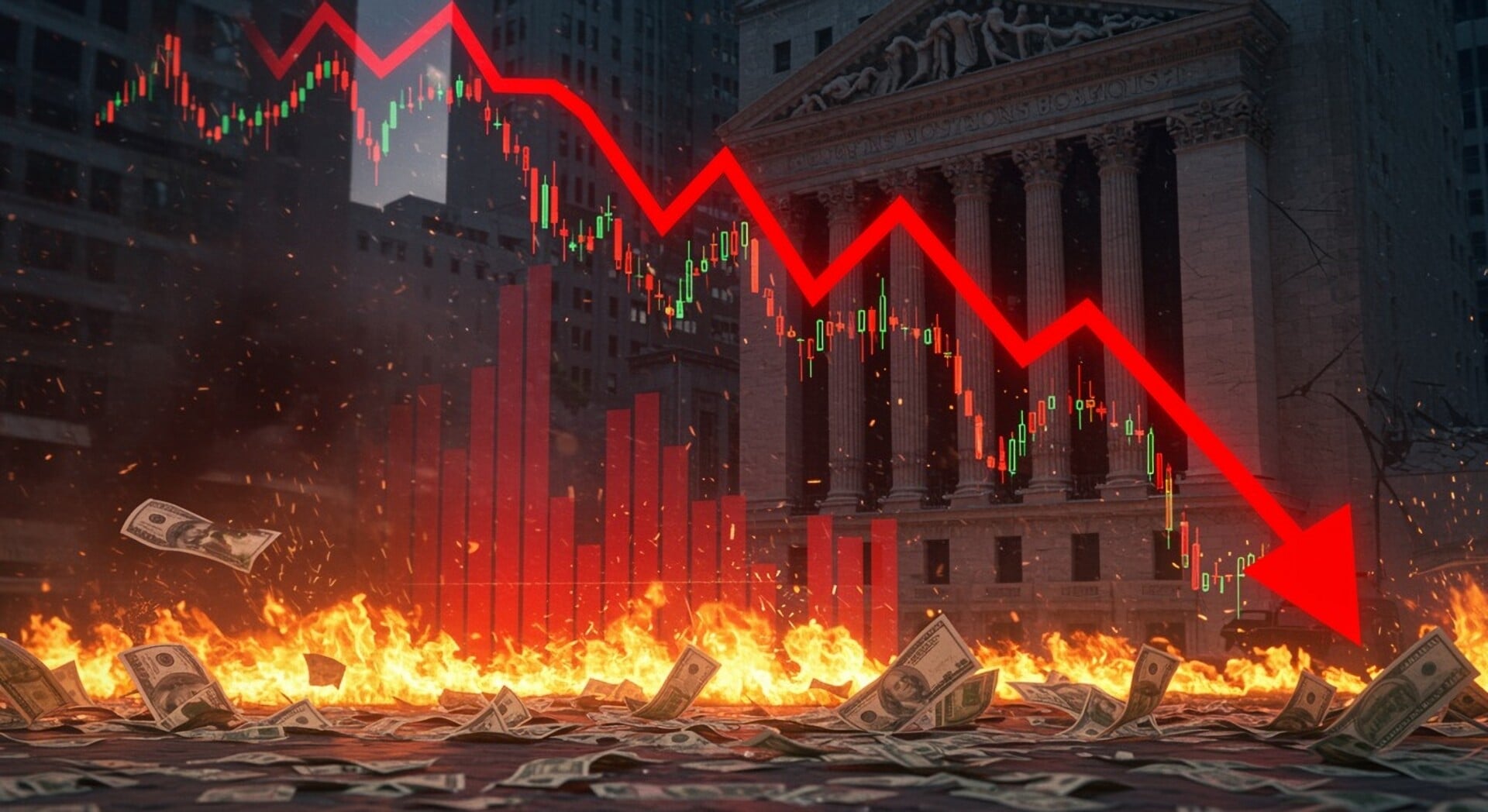 Χρηματιστήρια: Σφαγή 1,8 τρισ. δολαρίων σε λίγες ώρες