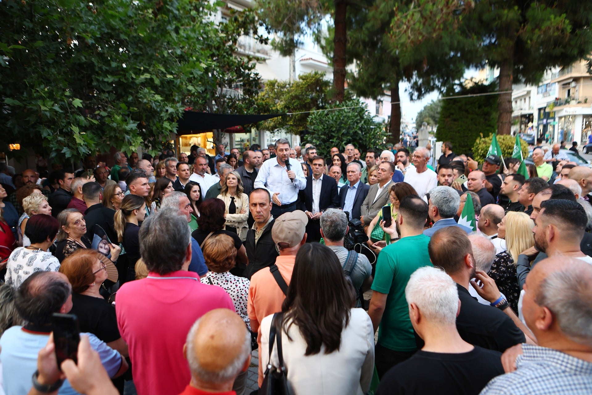 Ν. Ανδρουλάκης στη Νέα Ιωνία: Η ΝΔ «ψάχνει έναν μπαμπούλα»
