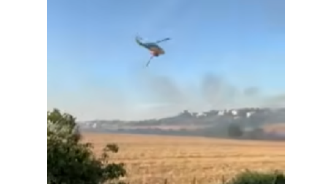 Θεσσαλονίκη: Πυρκαγιά σε γεωργική έκταση στην Επανομή